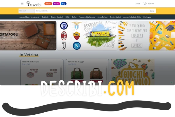 Describi homepage